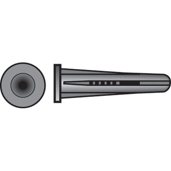 Aceds No.8-10 Platstic Anchor with Screw, 10PK 5334974 - main